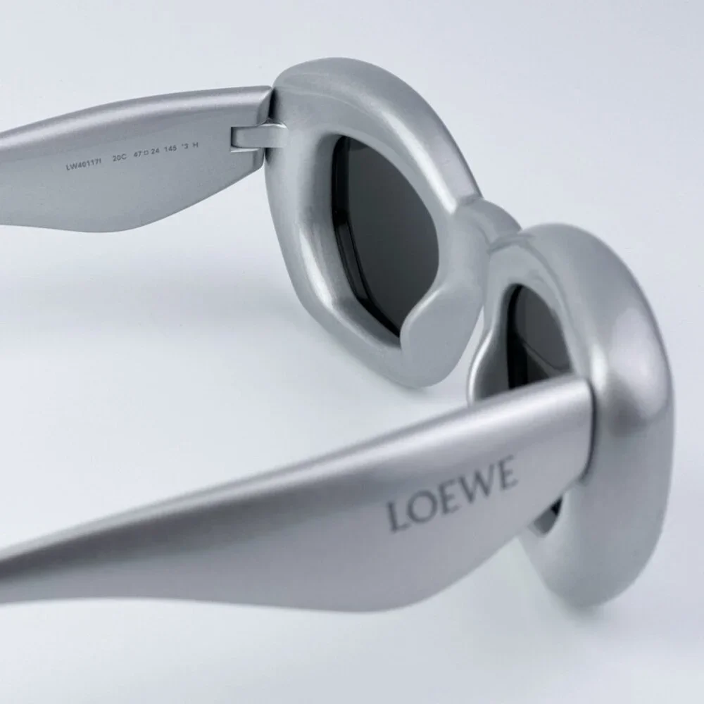 Loewe Men BRAND NEW Sunglasses LW40117I 20C Metallized Grey Smoke Mirror
